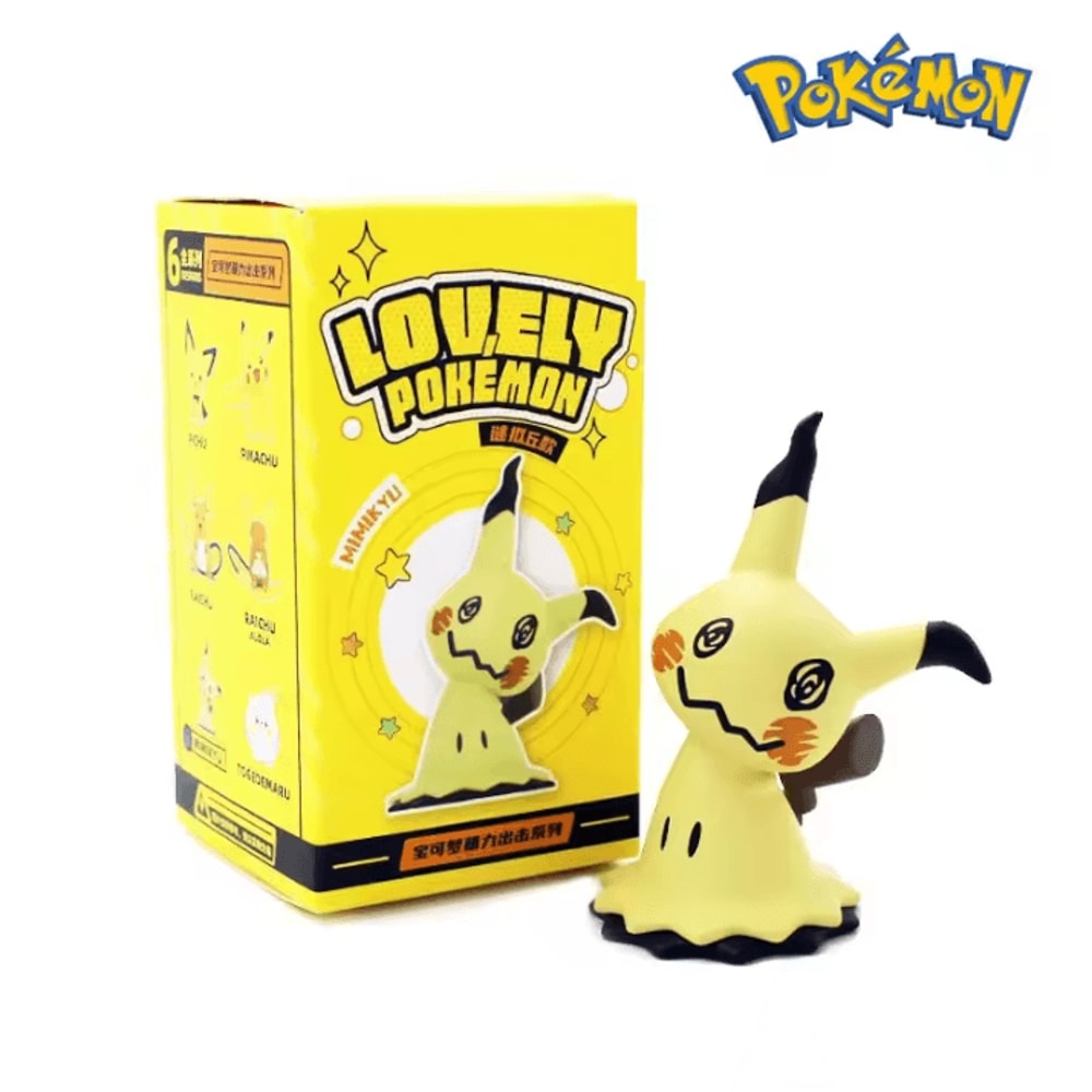 Pokemon Pokemon Action Figures Kawaii Pikachu Pichu Togedemaru Alola Raichu Mimikyu Anime Figures T 3