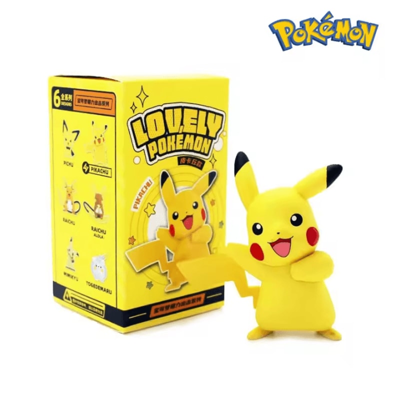 Pokemon Pokemon Action Figures Kawaii Pikachu Pichu Togedemaru Alola Raichu Mimikyu Anime Figures T 7
