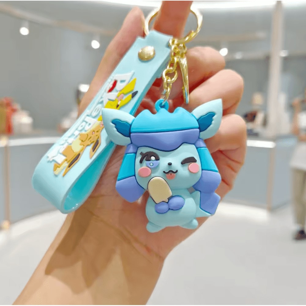 Pokemon Pokemon Keychain Cute Cartoon PVC Bag Charm Accessory For School Bag And Car Small Gift For 8