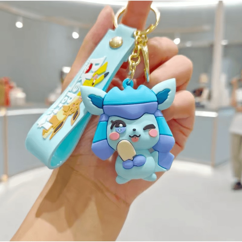 Pokemon Pokemon Keychain Cute Cartoon PVC Bag Charm Accessory For School Bag And Car Small Gift For 8