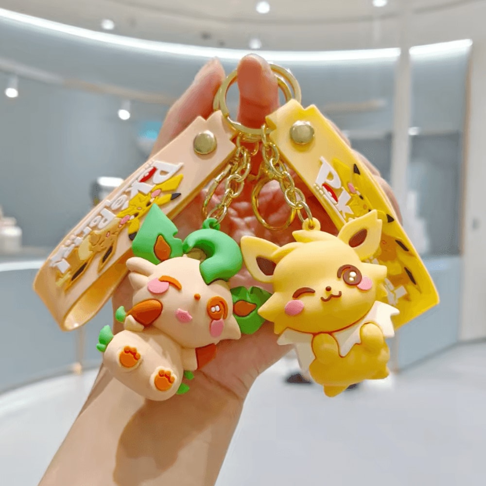 Pokemon Pokemon Keychain Cute Cartoon PVC Bag Charm Accessory For School Bag And Car Small Gift For 10