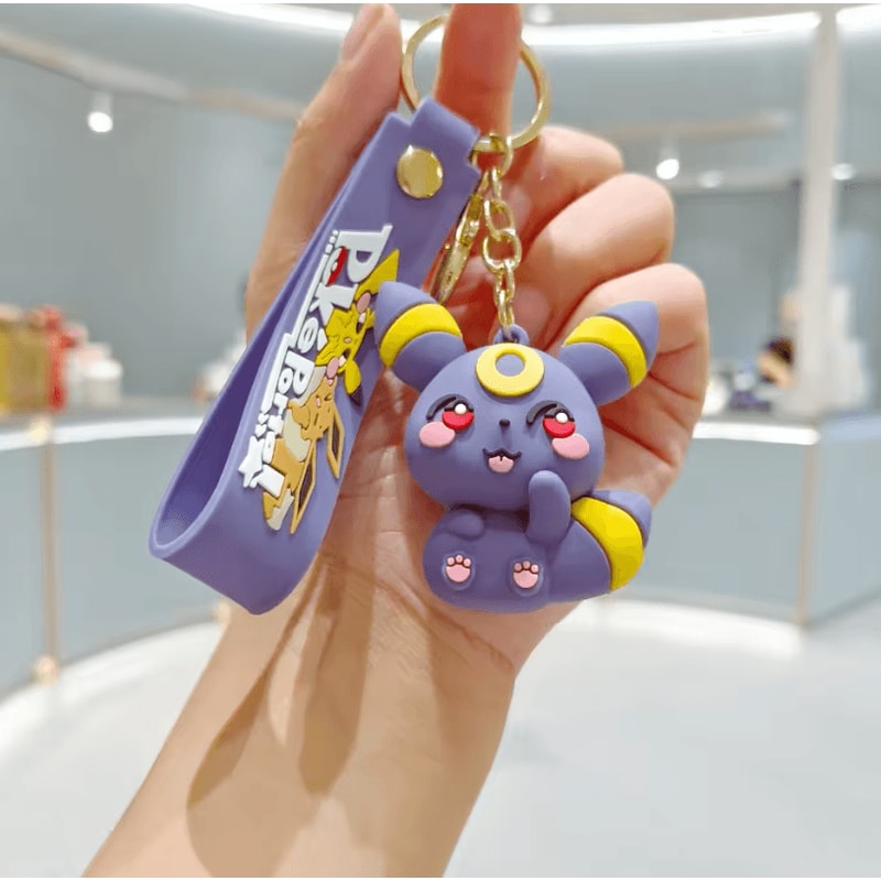 Pokemon Pokemon Keychain Cute Cartoon PVC Bag Charm Accessory For School Bag And Car Small Gift For 5
