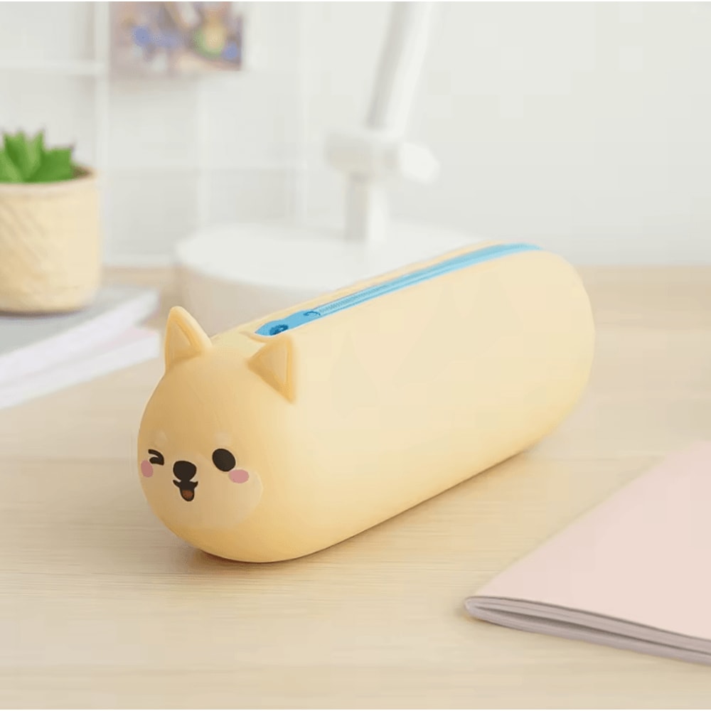 Large Capacity Cartoon Stationery Bag Soft Portable Pencil Case For School And Daily Use 2