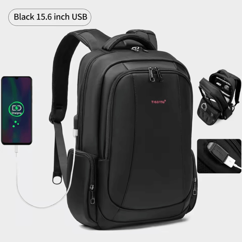 Tigernu Large Capacity Laptop Backpack For Men With Vacuum Compression Design 14 1561 73 Inch Scho 9
