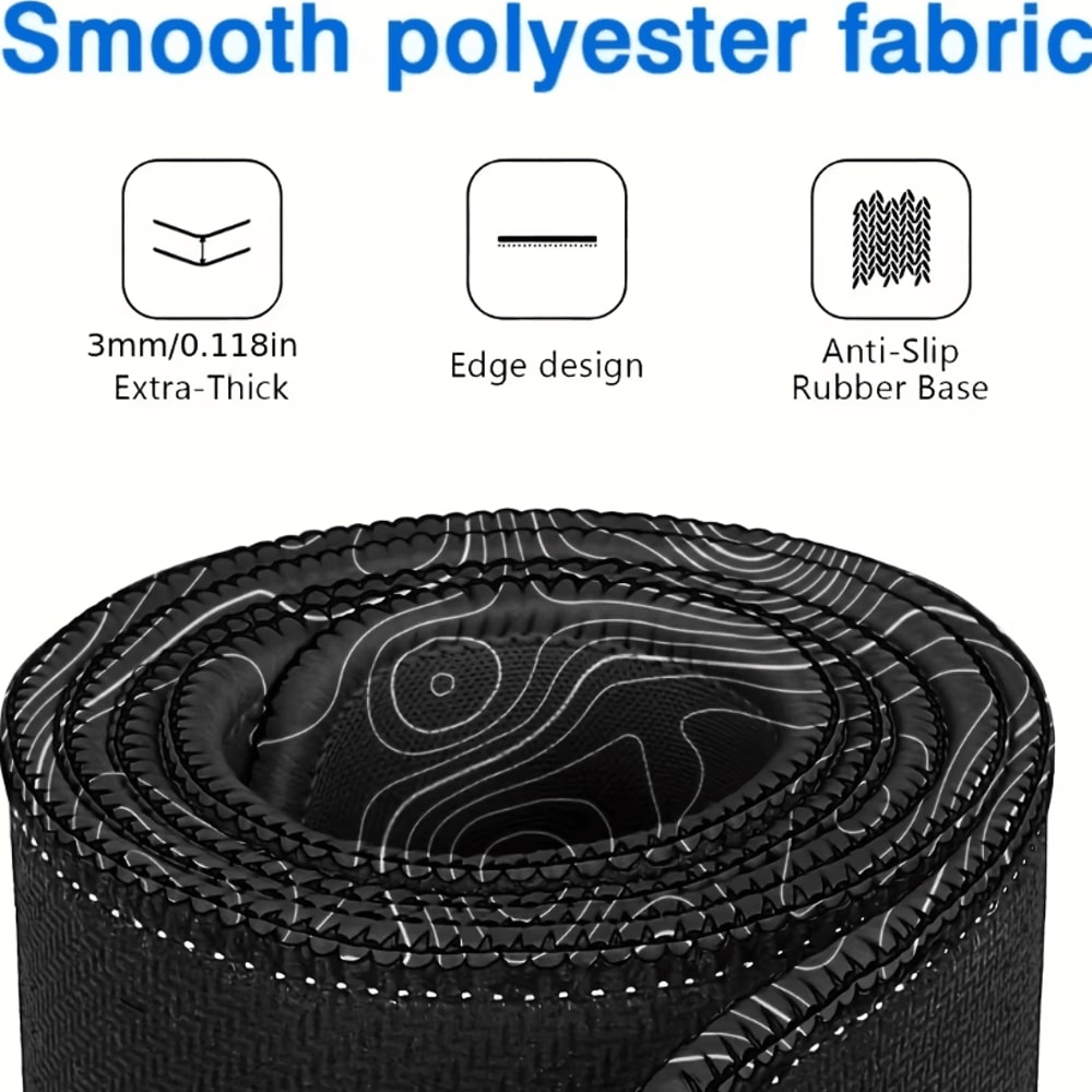 Large Extended Gaming Mouse Pad With Stitched Edges And NonSlip Rubber Base For Desk 2