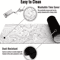 Extended Desk Mouse Pad With Stitched Edges And Non Slip Rubber Base For Desk And Gaming 2