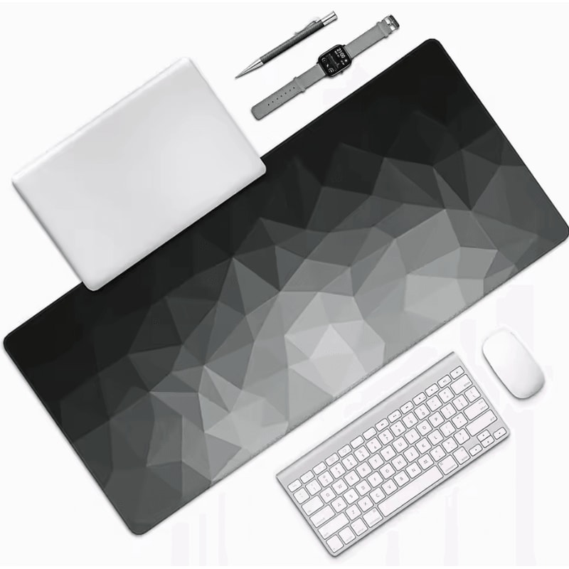 Thick Extended Mouse Pad For Desk With Stitched Edges And NonSlip Rubber Base 0
