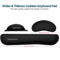 2Pcs Keyboard And Mouse Wrist Rest Set With Silky Gel Memory Foam For Ergonomic Comfort 5