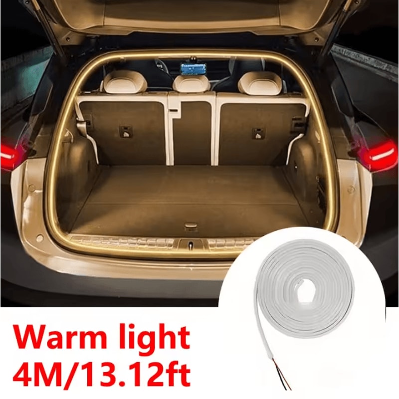 Car Trunk LED Light Strip High Brightness Ambient Tailgate Lighting With Automatic Sensing And Wire 10