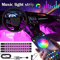 LED Car Music Light Strip Smart Bluetooth RGB USB Interior Atmosphere Lighting For Vehicle 0