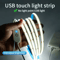 LED COB Light Strip With Touch Dimmer USB Flexible Diode Tape For Indoor Backlight And Wall Decor 0