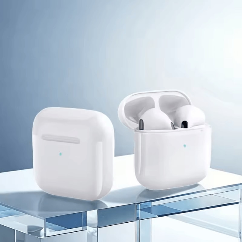 Pro4 TWS Wireless Bluetooth Earbuds InEar Headphones With Charging Case For Smartphones 0