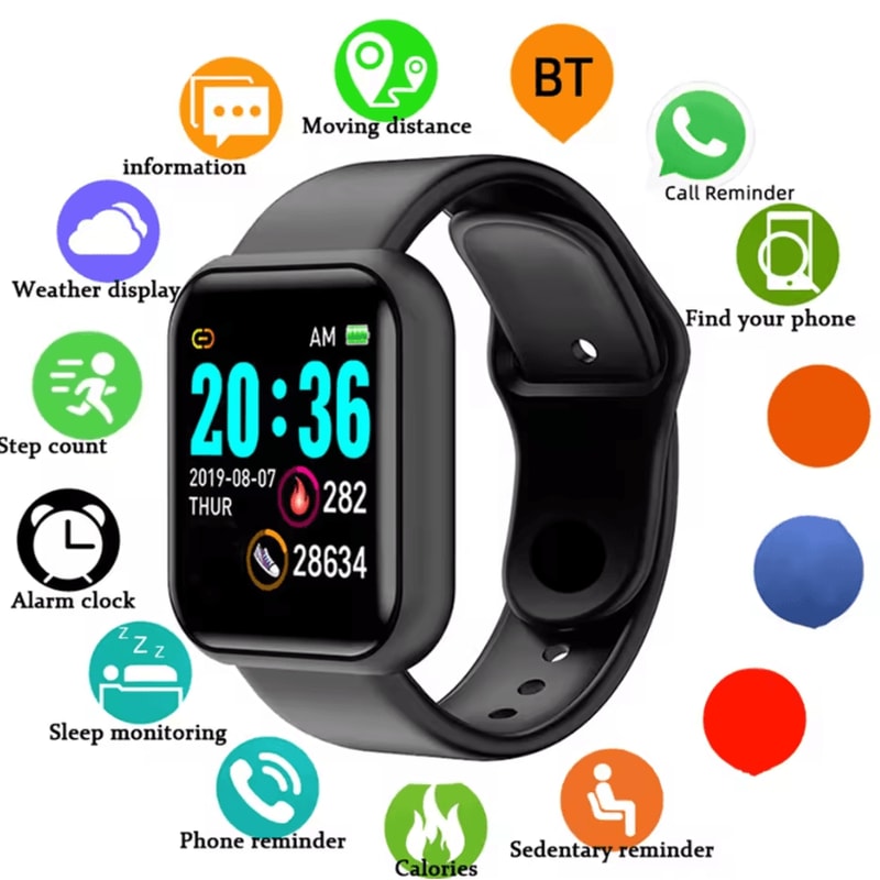 Smartwatch For Men And Women Fitness Tracker With Message Alerts And Health Monitor 14
