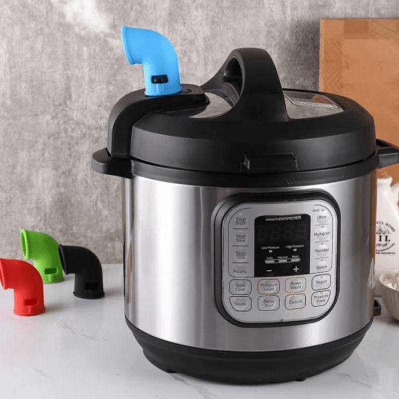 Silicone Pressure Cooker Exhaust Valve Steam Release Pipe Replacement Part Heat Resistant Safety Va 0