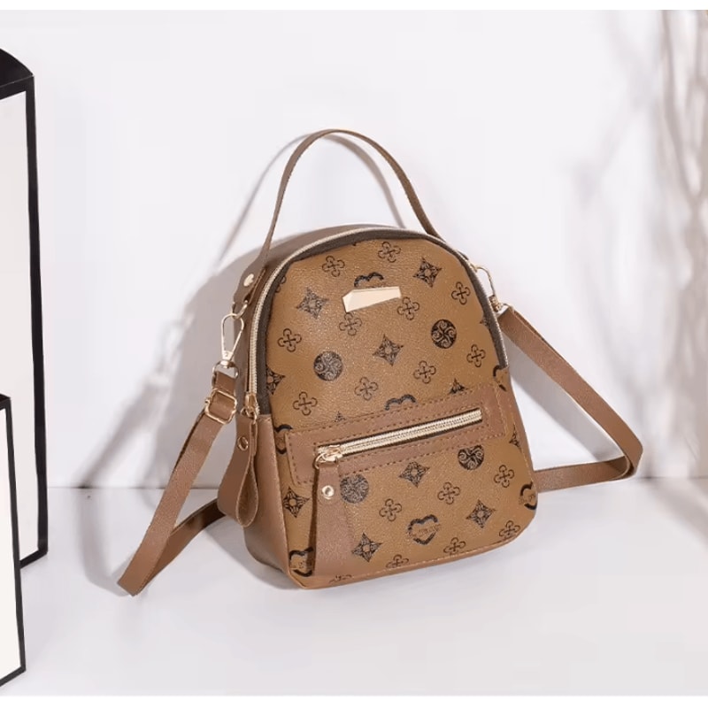 Flower Backpack Trendy Fashion Backpack For Women Fresh Sweet Student School Bag 7