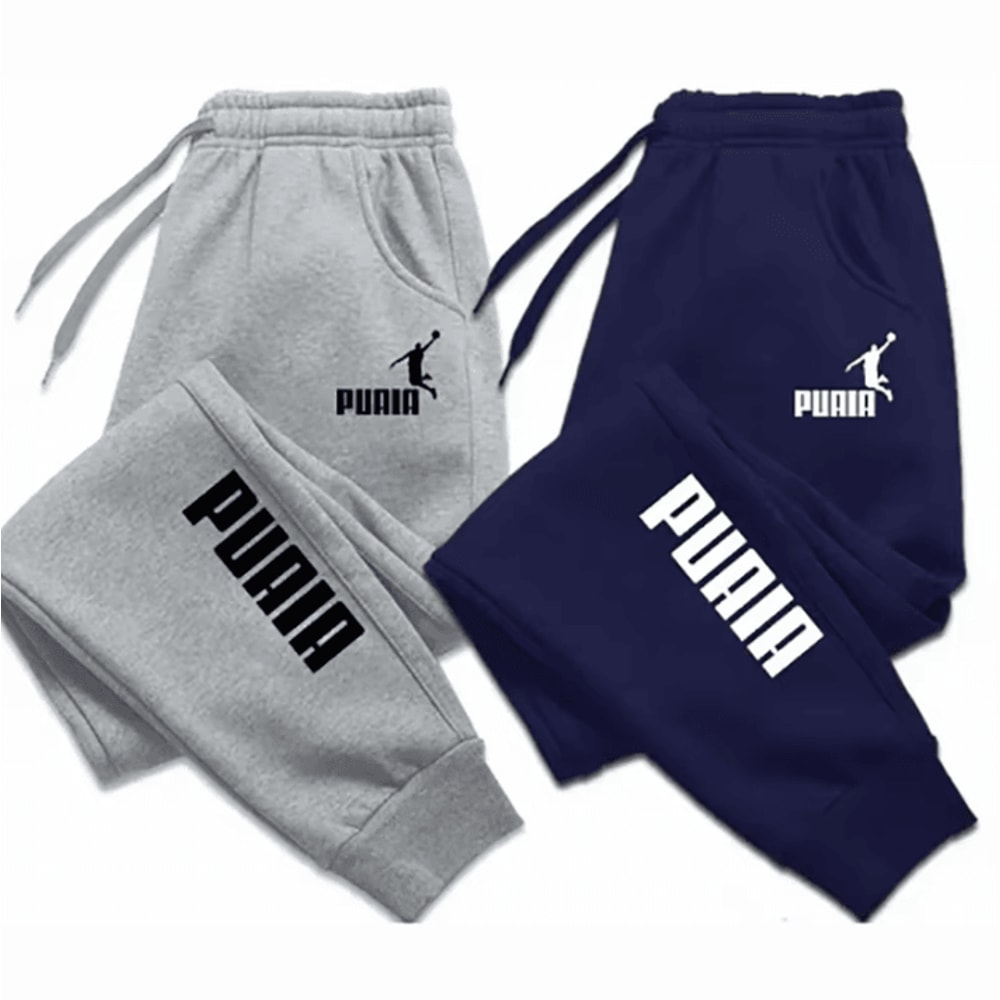 Mens Sport Jogging Pants Loose Fit AutumnWinter Athletic Trousers Streetwear 0