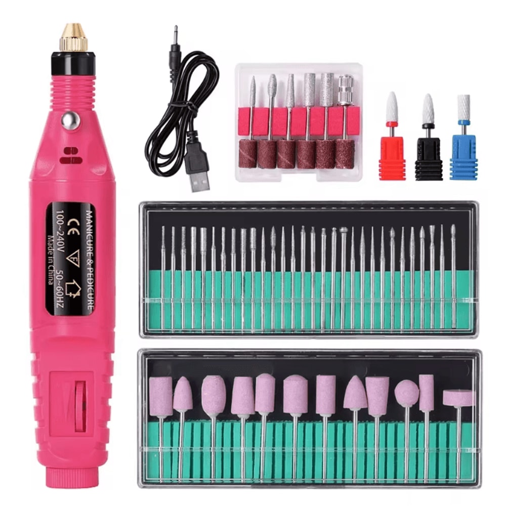 Electric Nail Drill Machine Kit For Professional Manicure And Pedicure Grinding Tool 0