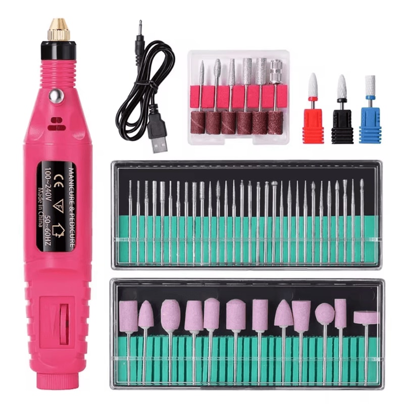 Electric Nail Drill Machine Kit For Professional Manicure And Pedicure Grinding Tool 0