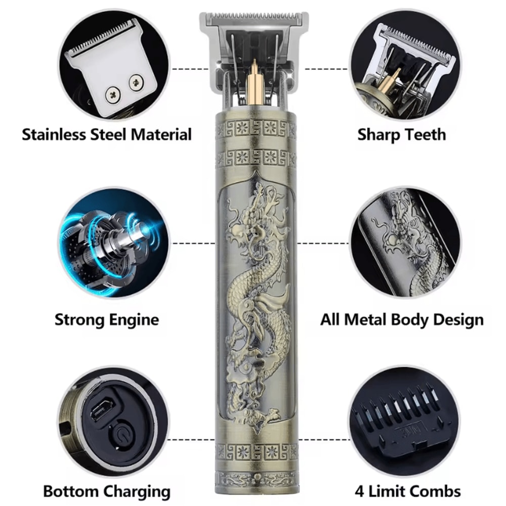 Electric Hair Clipper And Trimmer Set For Men Professional Grooming Tool For Haircuts And Sensitive 3