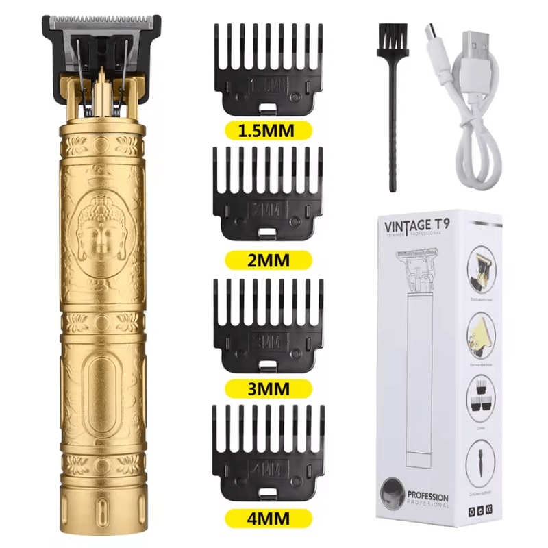 Electric Hair Clipper And Trimmer Set For Men Professional Grooming Tool For Haircuts And Sensitive 9