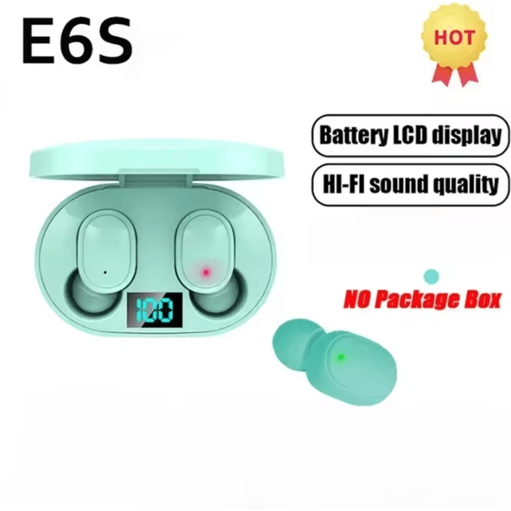 E6S Wireless Bluetooth Earbuds TWS Headset With Noise Cancelling And Microphone 9