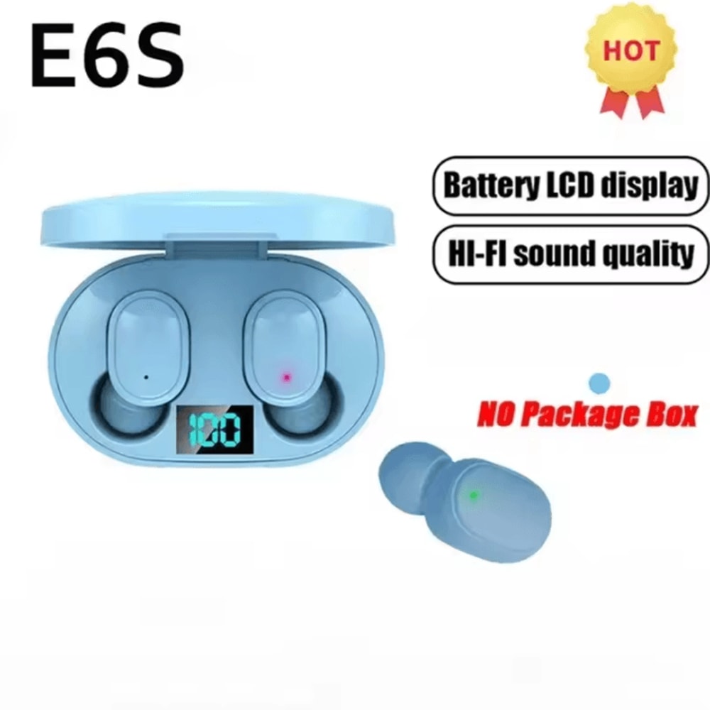 E6S Wireless Bluetooth Earbuds TWS Headset With Noise Cancelling And Microphone 8