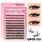 Cluster Lash Extensions Set Mixed Tray Of Fluffy Volume Individual Lashes For DIY Cat Eye Look 11