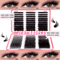 Cluster Lash Extensions Set Mixed Tray Of Fluffy Volume Individual Lashes For DIY Cat Eye Look 7