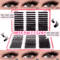 Cluster Lash Extensions Set Mixed Tray Of Fluffy Volume Individual Lashes For DIY Cat Eye Look 8