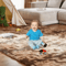 TieDye Plush Rug Soft NonSlip Floor Mat For Living Room Bedroom And Kids 11