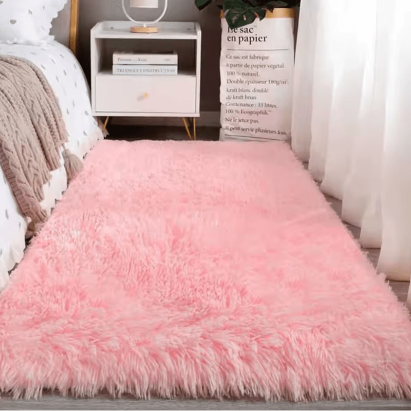 TieDye Plush Rug Soft NonSlip Floor Mat For Living Room Bedroom And Kids 7