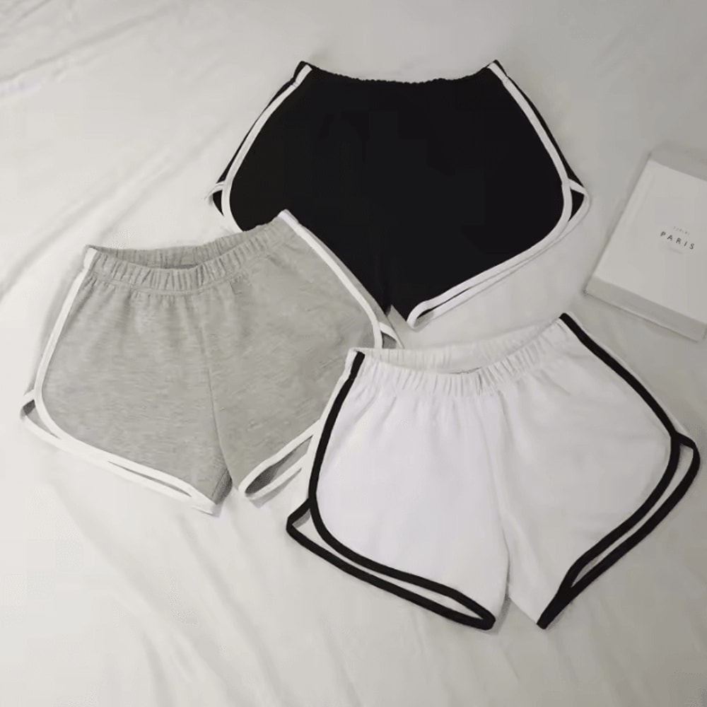 Womens Loose Fit Elastic Running Shorts Quick Dry Fitness Leisure Summer Activewear 1