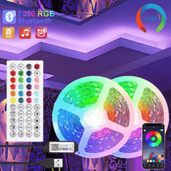 bluetooth rgb led strip lights 5050 led tape for room, tv, pc backlight – 10m 15m 20m 30m options