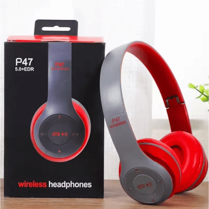 Handsfree Wireless Bluetooth Headphones P47 With Noise Canceling Compatible With IPhone Huawei Sams 6