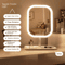 Niche Modern Desktop LED Makeup Mirror With 3 Color Light Touch Vanity Mirror For Bedroom Dressing 4