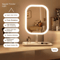 Niche Modern Desktop LED Makeup Mirror With 3 Color Light Touch Vanity Mirror For Bedroom Dressing 4