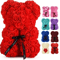 2025 New Eternal Rose Teddy Bear Artificial Flower Gift For Mom And Romantic Occasions 2