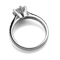 Luxury 925 Sterling Silver Ring Classic SixClaw Diamond Imitation Jewelry Ring For Women 5