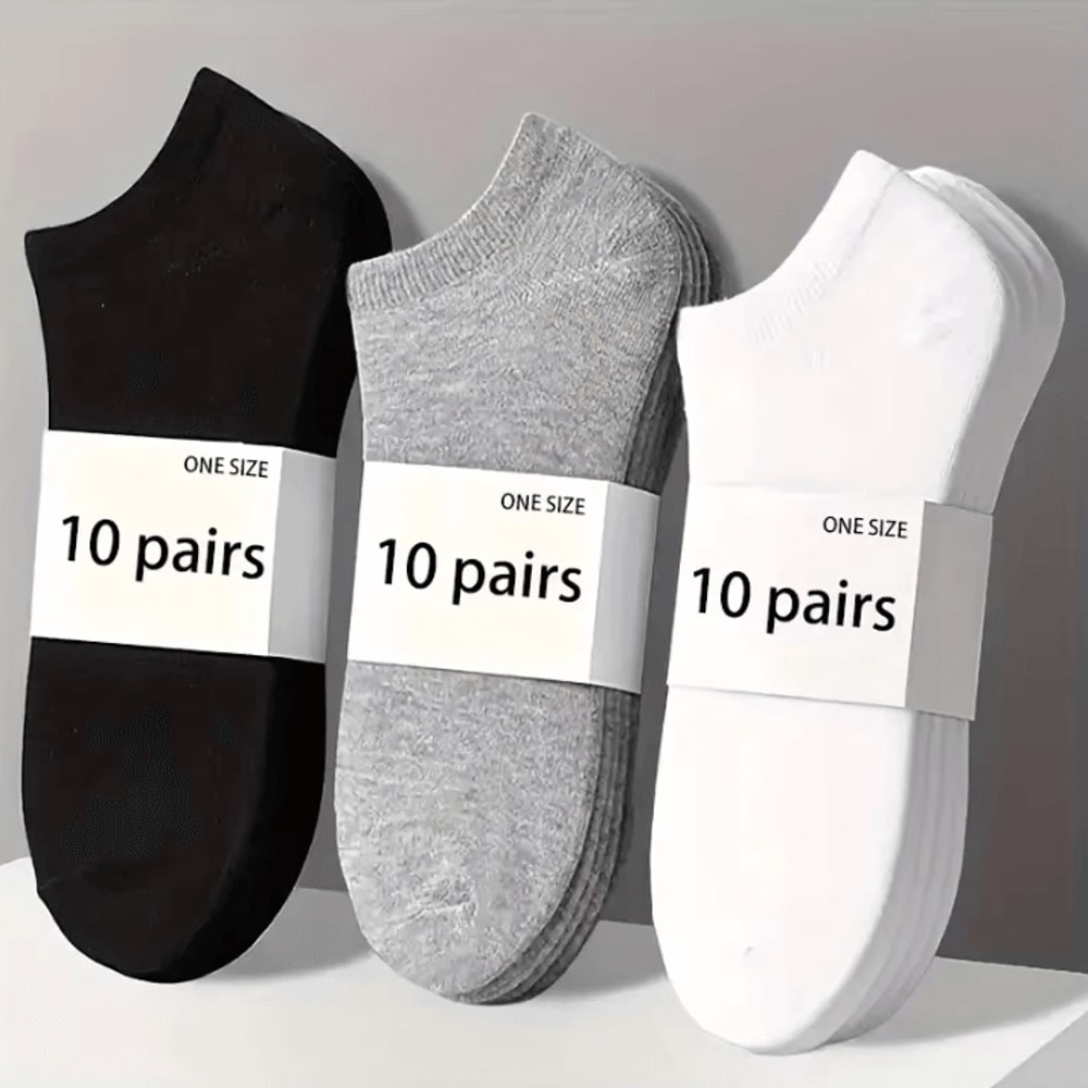 Unisex Comfortfit Ankle Socks Breathable Lightweight Socks For Sports And Daily Wear 0