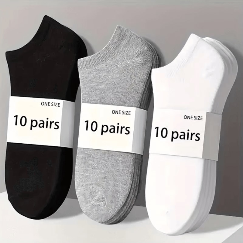 Unisex Comfortfit Ankle Socks Breathable Lightweight Socks For Sports And Daily Wear 0