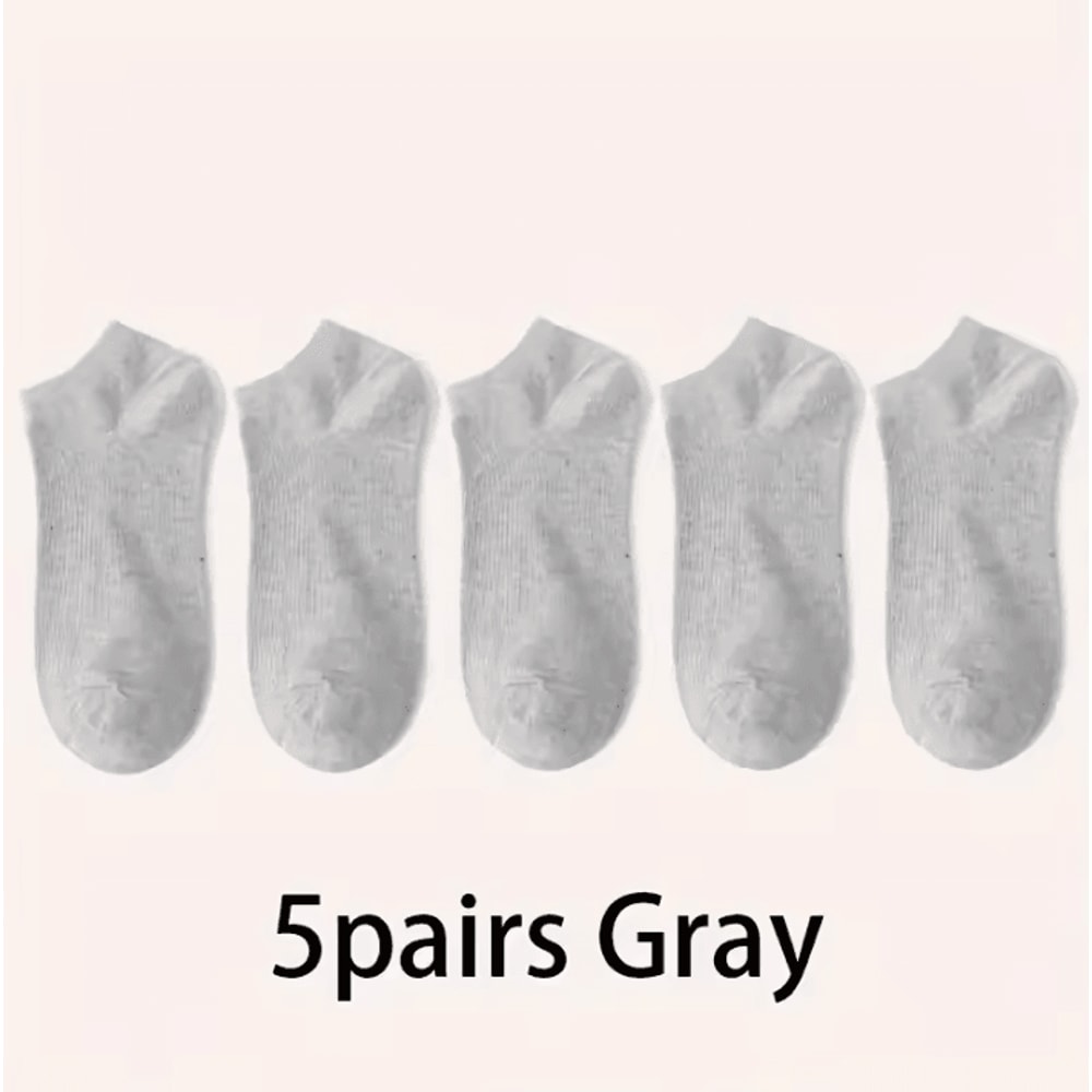 Unisex Comfortfit Ankle Socks Breathable Lightweight Socks For Sports And Daily Wear 6