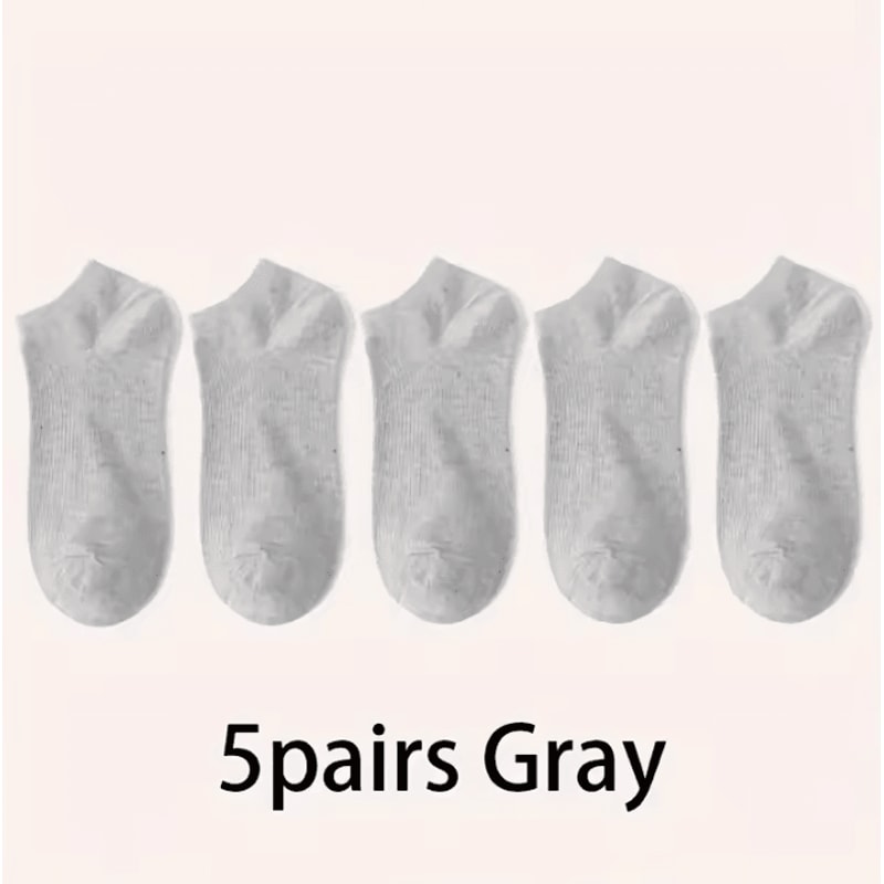 Unisex Comfortfit Ankle Socks Breathable Lightweight Socks For Sports And Daily Wear 6