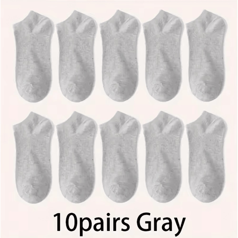 Unisex Comfortfit Ankle Socks Breathable Lightweight Socks For Sports And Daily Wear 9