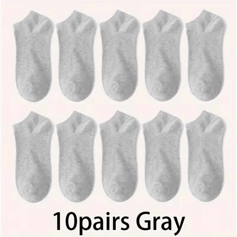Unisex Comfortfit Ankle Socks Breathable Lightweight Socks For Sports And Daily Wear 9