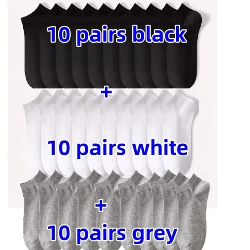 Unisex Comfortfit Ankle Socks Breathable Lightweight Socks For Sports And Daily Wear 14