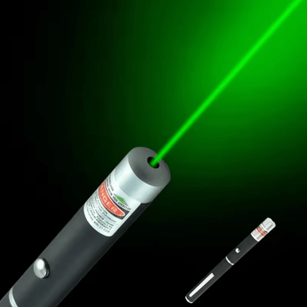 Portable Laser Pointer Flashlight With Green Blue Red RGB Indication Light For Meetings And Classro 0