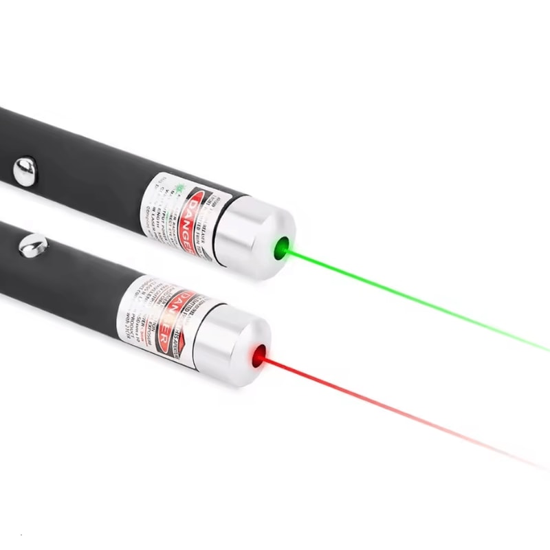 Portable Laser Pointer Flashlight With Green Blue Red RGB Indication Light For Meetings And Classro 1