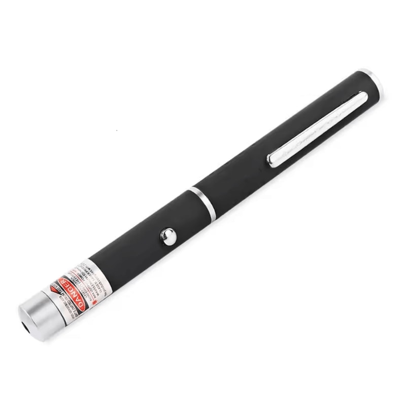Portable Laser Pointer Flashlight With Green Blue Red RGB Indication Light For Meetings And Classro 3
