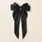 Korean Hair Clips Big Bowknot Solid Satin Long Ribbon Hair Clips For Women And Girls 12