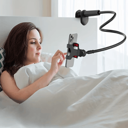 flexible gooseneck phone holder lazy bedside desktop clamp mount for mobile phones